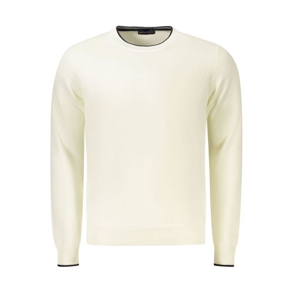 North Sails White Cotton Men Men's Jumper